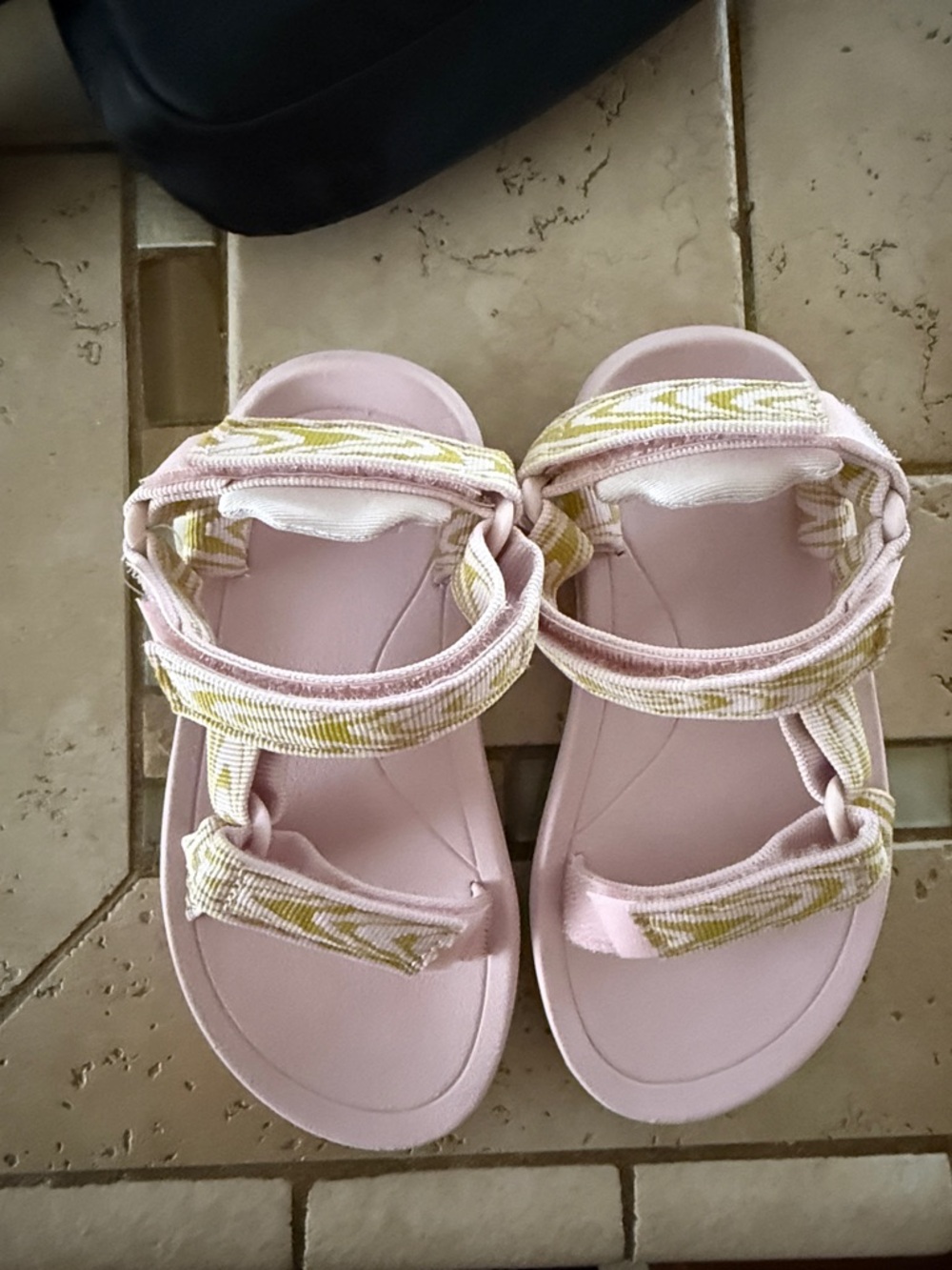 TEVA Light Pink Strappy Sandals